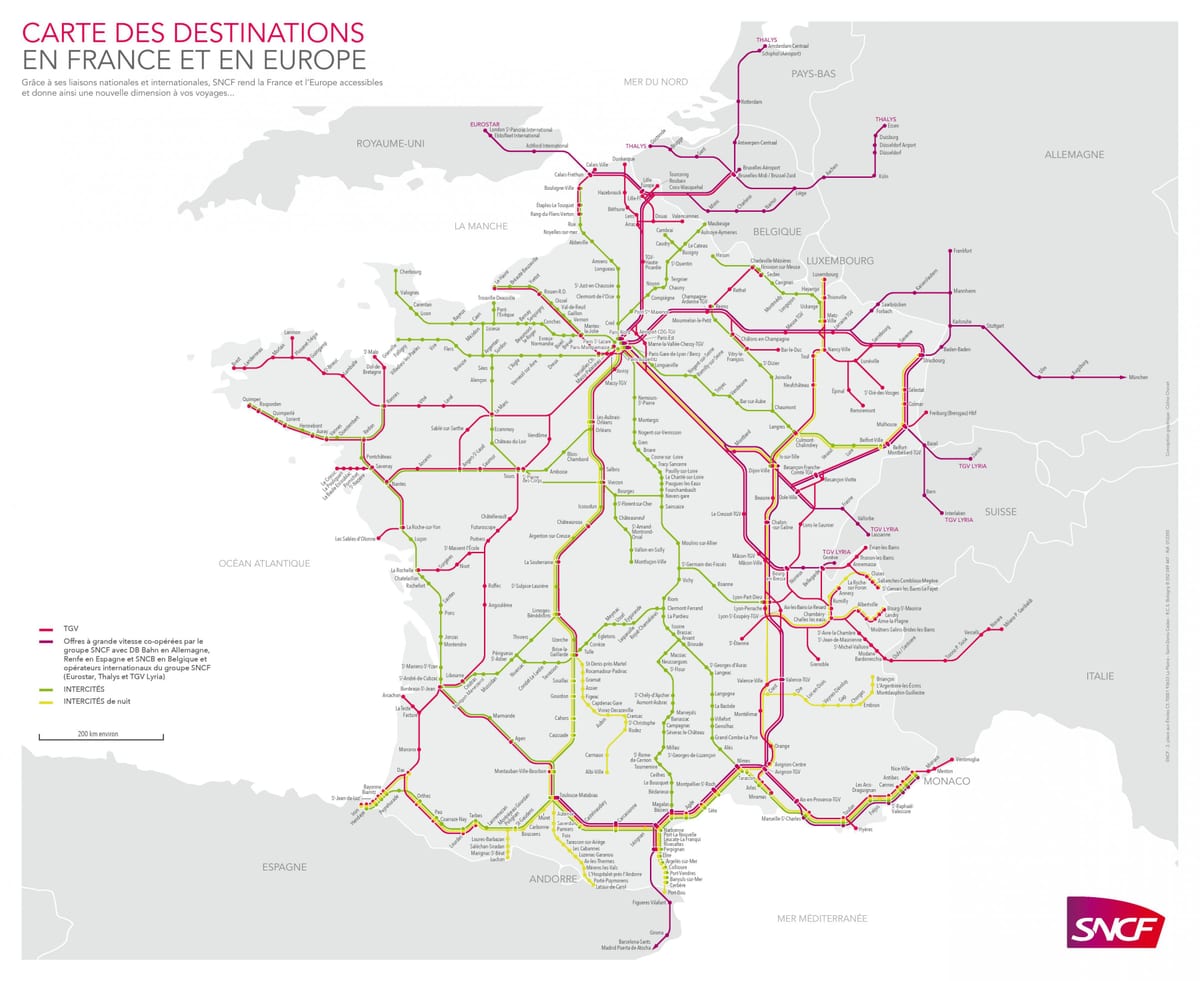 Toulouse treinstation kaart